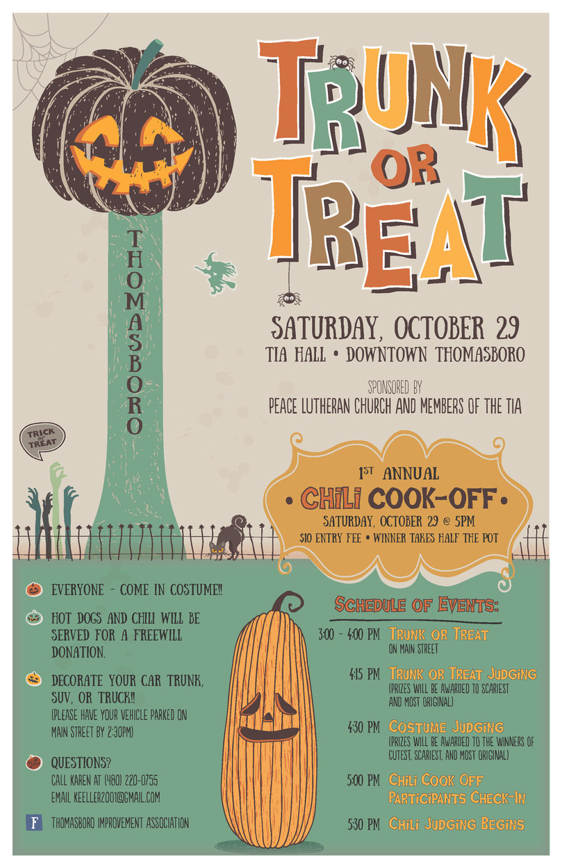 2016 Trunk or Treat Poster