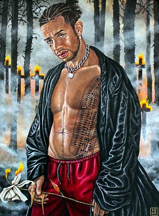 THE ANGEL wore BLACK