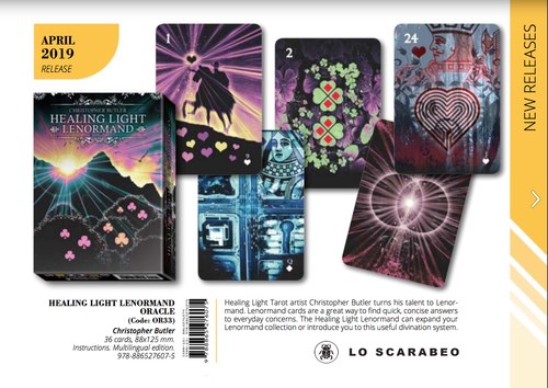 Healing Light Lenormand. Lo Scarabeo. 2019. 39 full colour illustrations. Book circa 7,500 words.