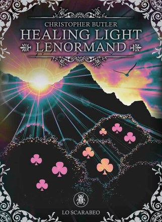 Healing Light Lenormand. Deck and Book Set. Box front artwork.