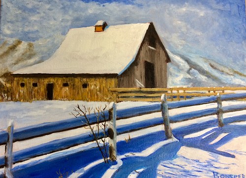 “Cold Morning on the Ranch”