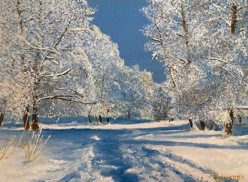 "Snowy Path"