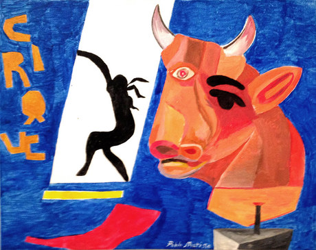 Red Bull at the Circus, by Pablo Matisse