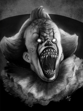 Pennywise (referenced from a sculpture by artist Daran Holt)