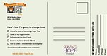 Serving Hope Post Card (Back)