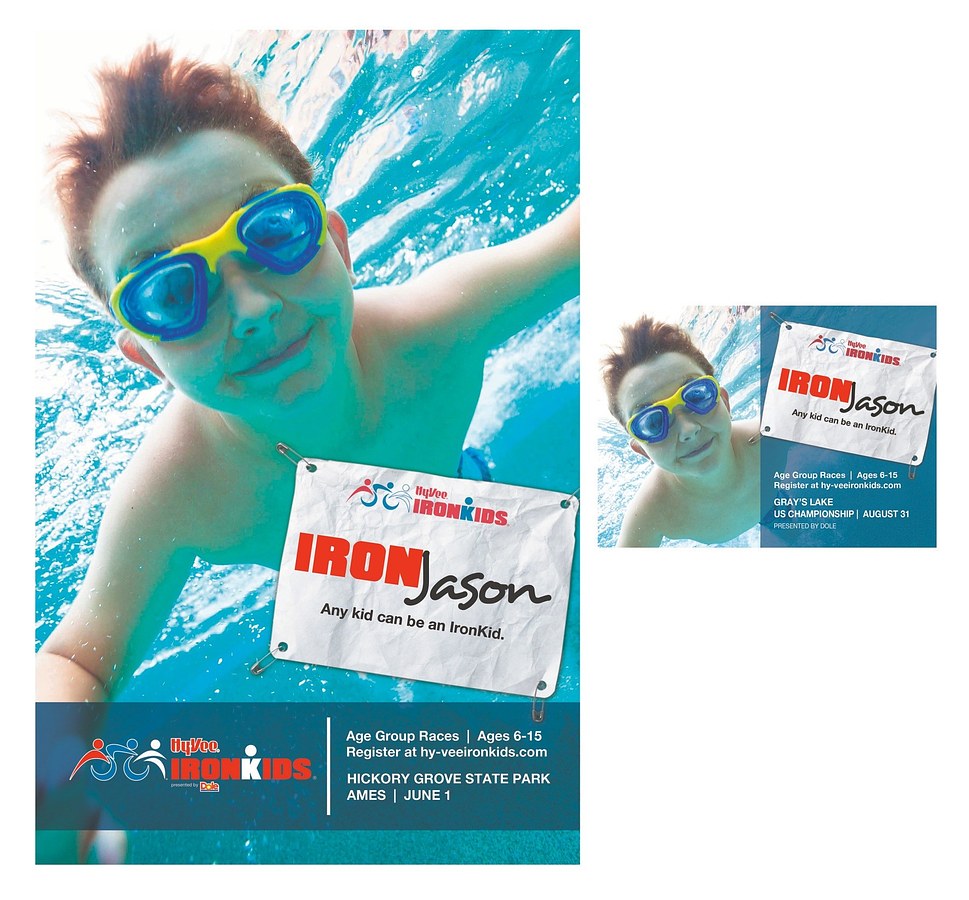 HyVee Iron Kids Poster and Postcard