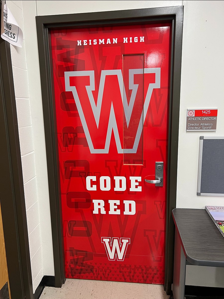 Woodrow Wilson High School Door Wrap