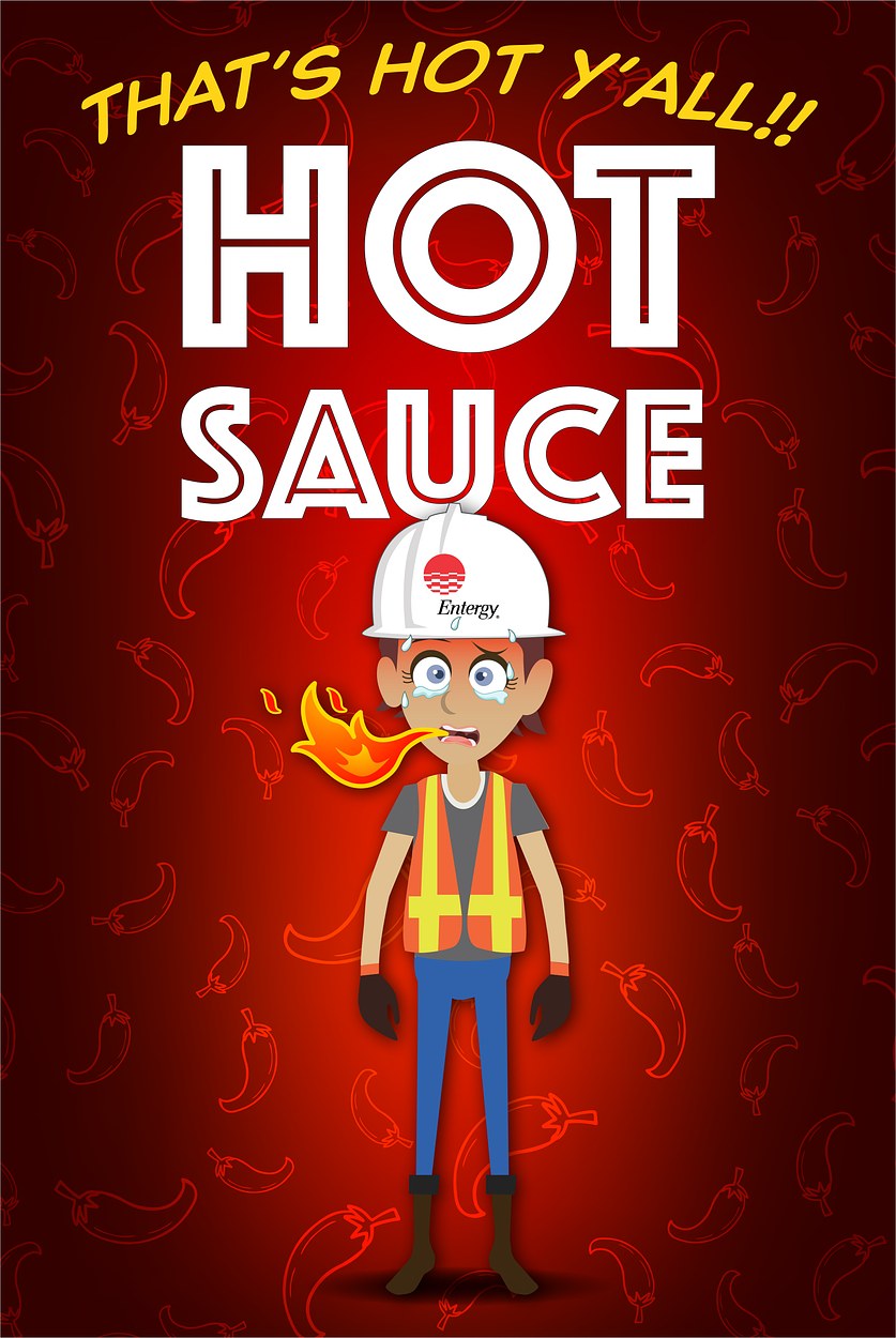 Emily from Entergy Hot Sauce Label