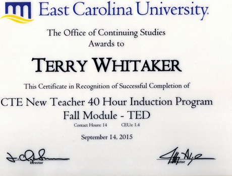 East Carolina University: Fall Module