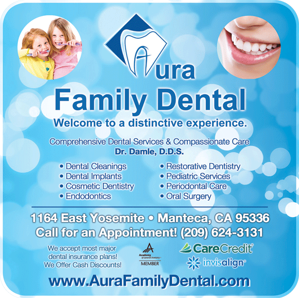 Aura Family Dental 6 x 6 inches