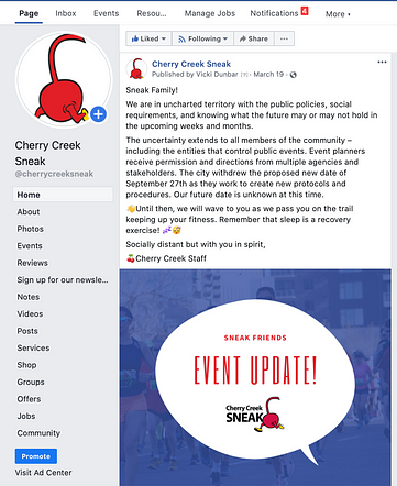 Cherry Creek Sneak - Social