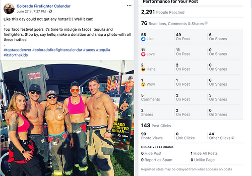 Colorado Firefighter Calendar - Social