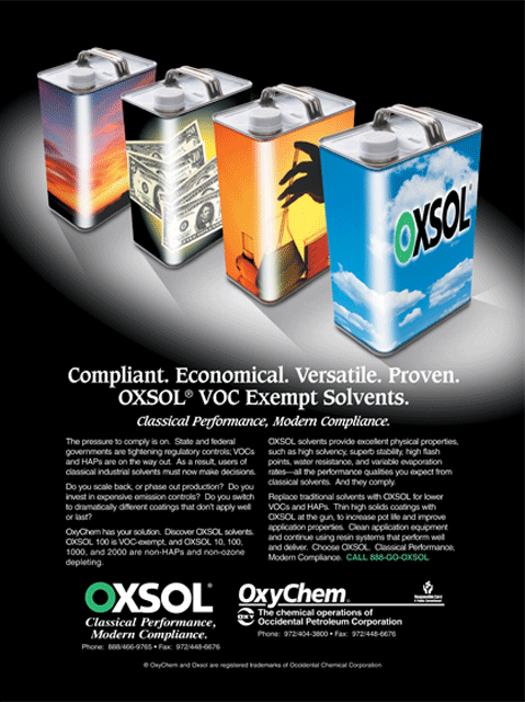 OxyChem Environmentally Friendly Solvents Ad