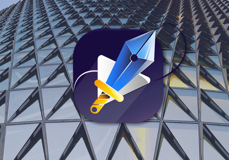 sword communication App logo design