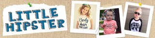 The CuteKid Shop Little Hipster Website Banner