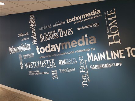 Wall Mural I created for Today Media, Inc. in Wilmington, DE