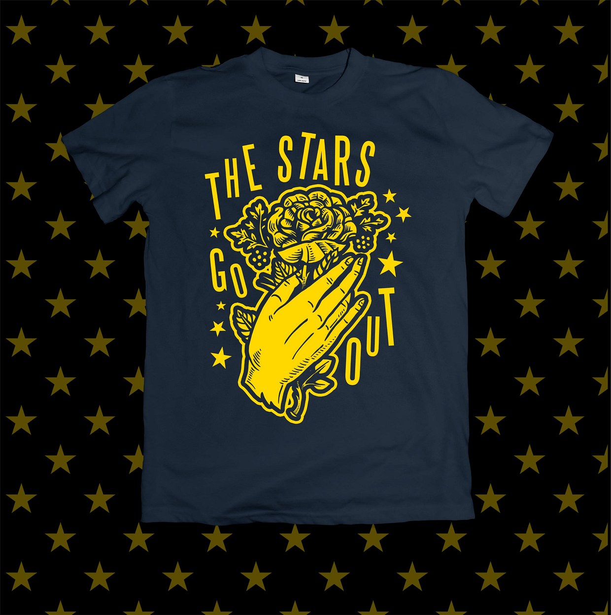 The Stars Go Out - Rose Tee