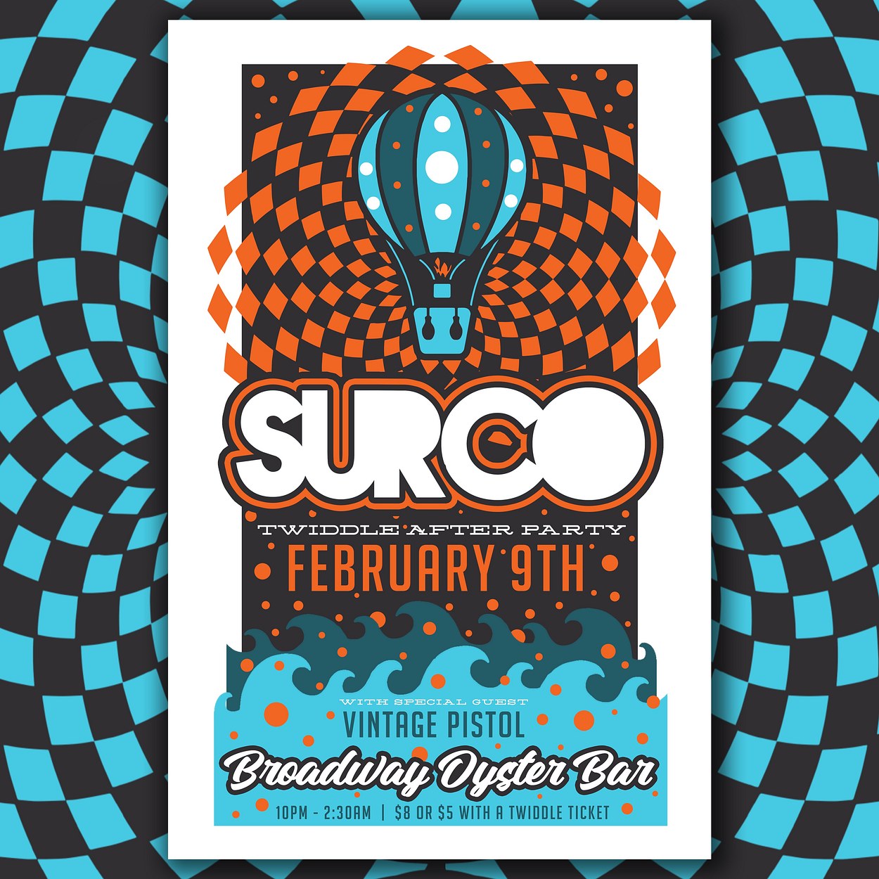 Surco - Twiddle Afterparty Show Poster