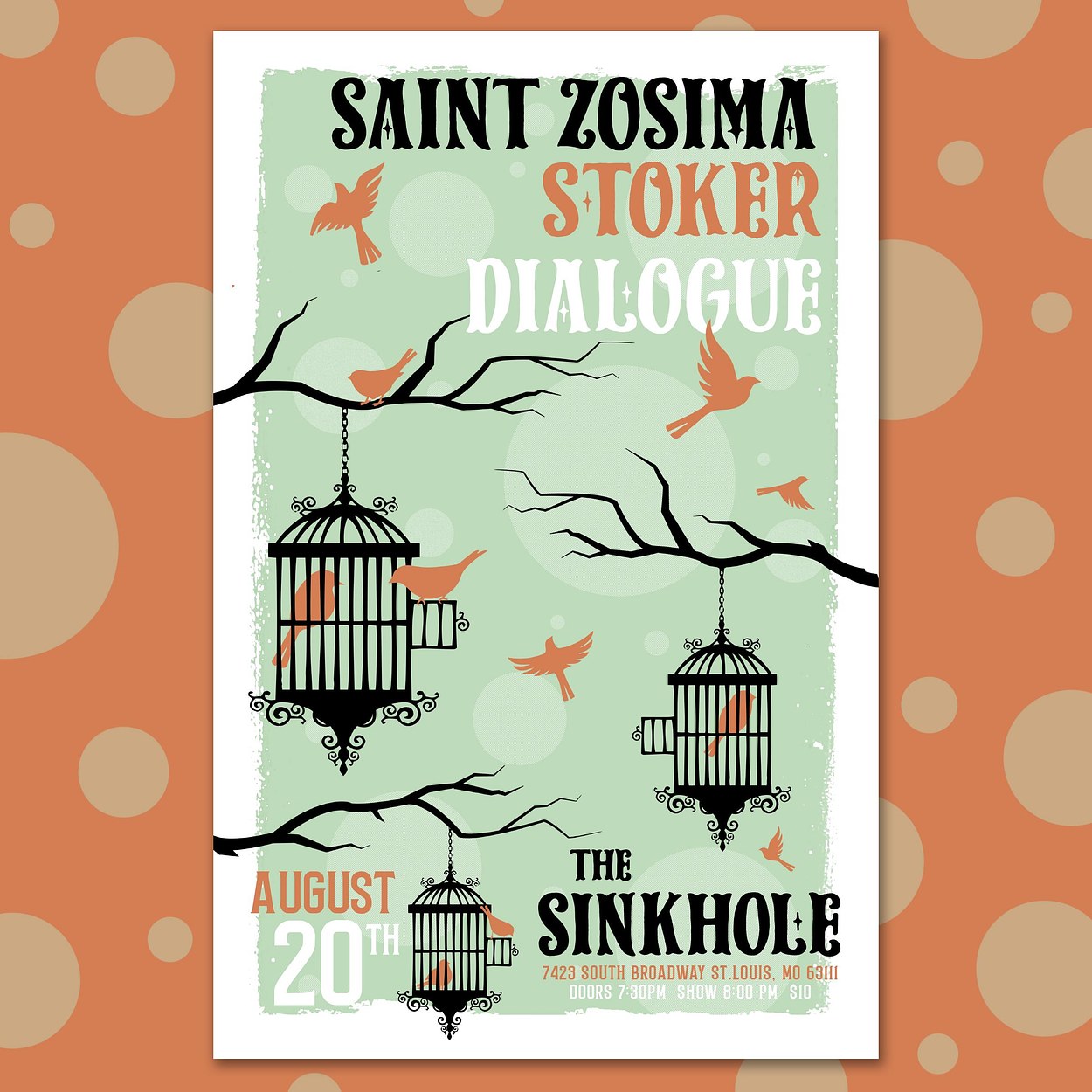 Saint Zosima / Stoker - Show Poster