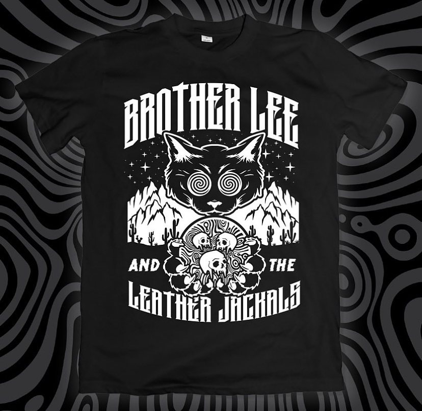 Brother Lee and the Leather Jackals - Desert Acid Cat Tee