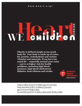 American Heart Association "WE HEART..." Ad series. #2