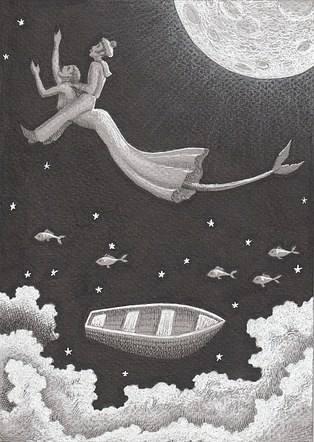 Flight of the Sailor (illustration to an unpublished story)