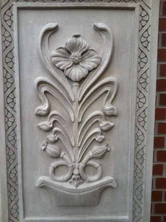 Carved Limestone Relief