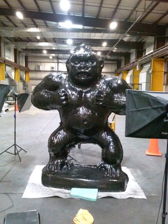 Granite Gorilla by Jeff Koons 