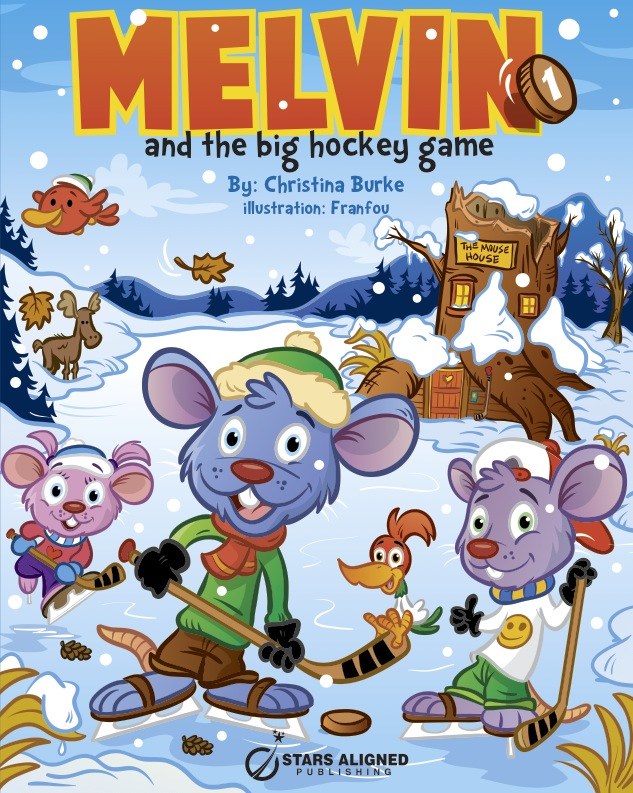 Cover - Melvin and the big hockey game ( amazon.com )