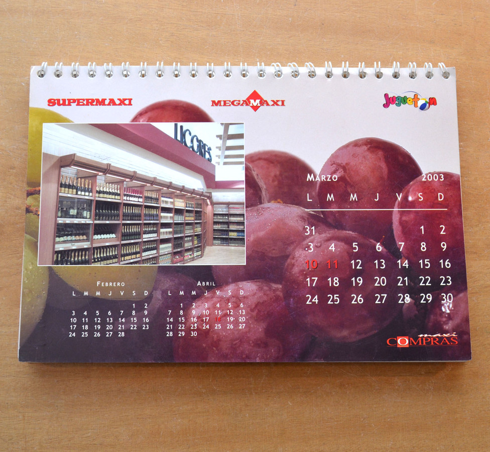 Calendario Supermercados La Favorita