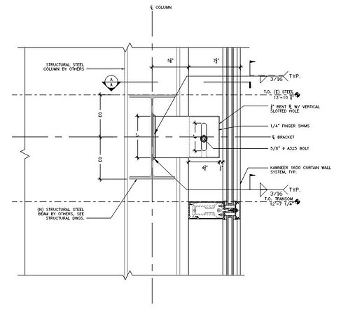 Shop Drawing - Typical Mid Span Connection