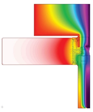 Glass to Metal Panel Transition - Thermal Analysis Model