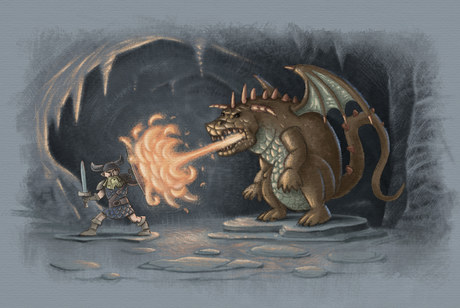 Dragon's flame