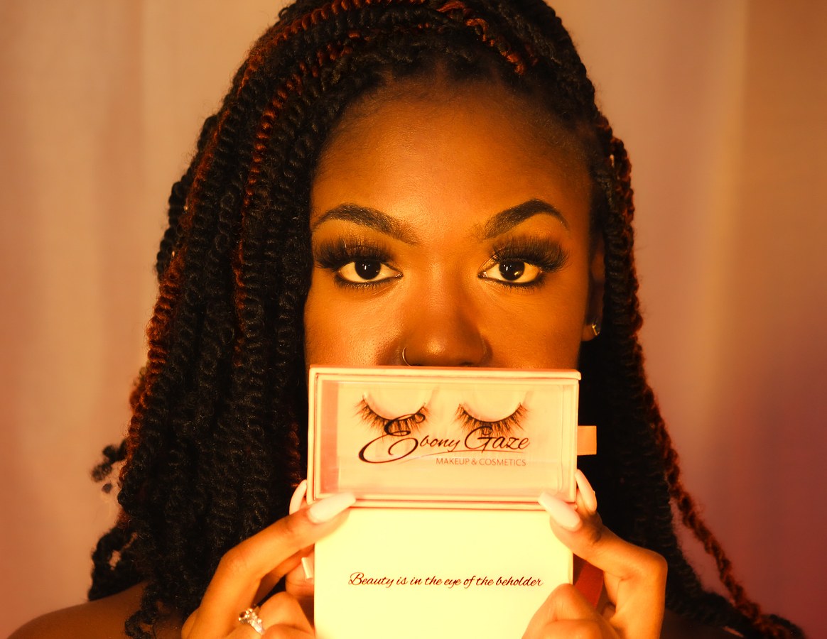 Ebony Gaze Cosmetics Branding Photoshoot