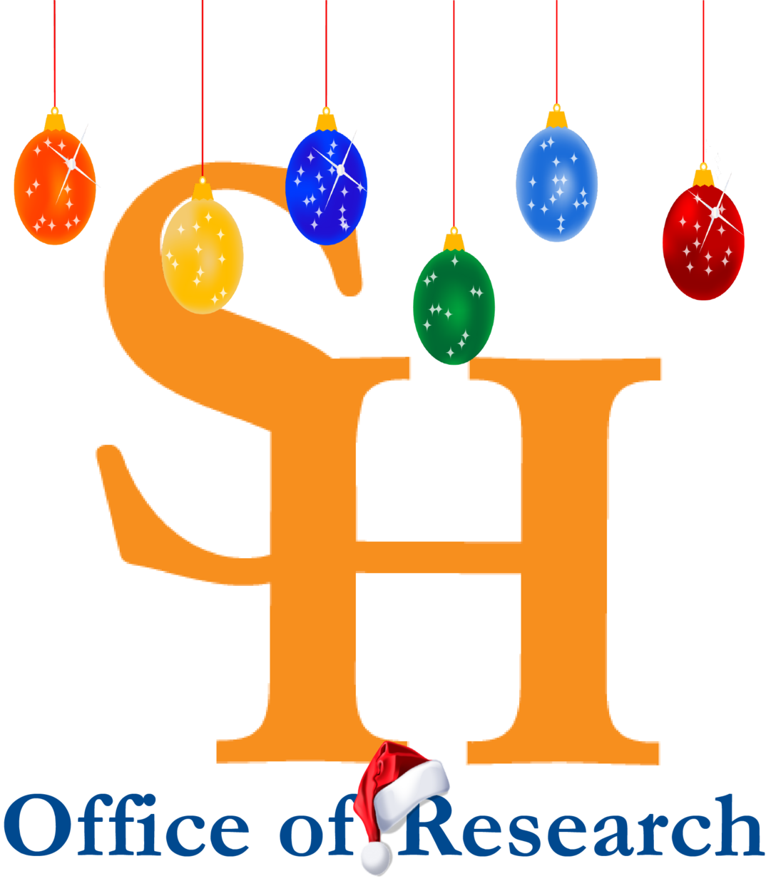 Holiday 2016 design for SHSU's Office of Research 