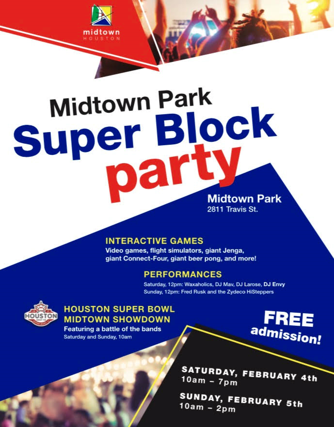 2017 Superbowl event at Midtown Park | PR Intern