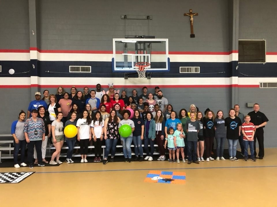 Sacred Heart Catholic School volunteer group Easter 2019