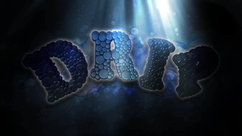 Drip Logo Underwater