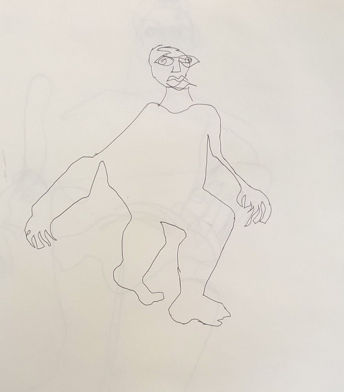 Blind drawing 1