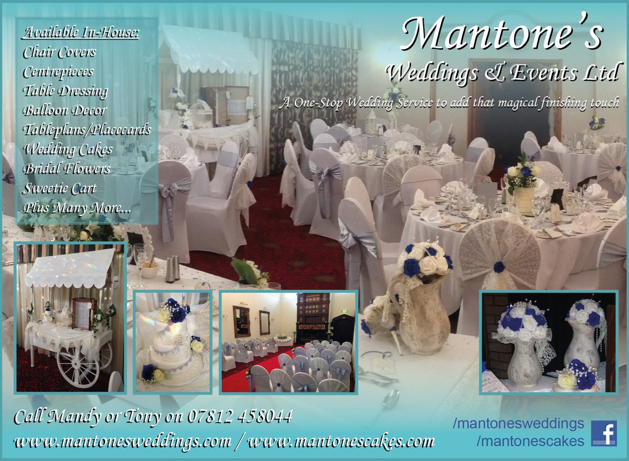 Advertisement for Mantones Weddings
