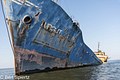 Romania, A shipwreck in the Black Sea at the mouth of the Danube