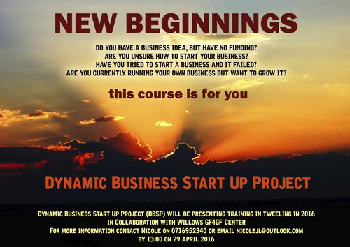Business course advert