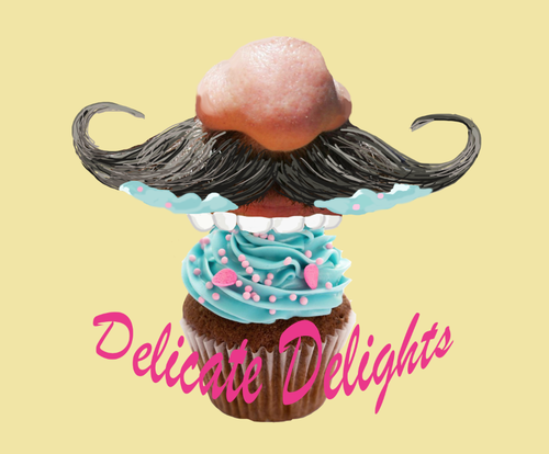 Delicate Delights Cupcake Logo