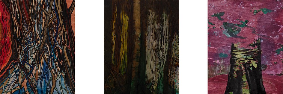 Small Paintings on Wood, group B