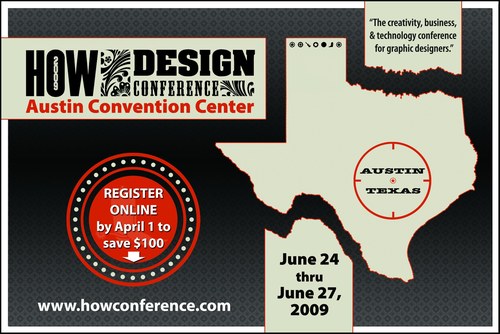HOW Design Conference Postcard (front)