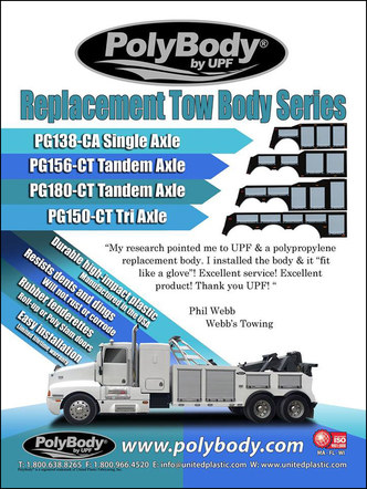 Ad for PolyBody® Replcement Tow Bodies