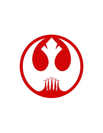 Battle for Crait Rebel Logo
