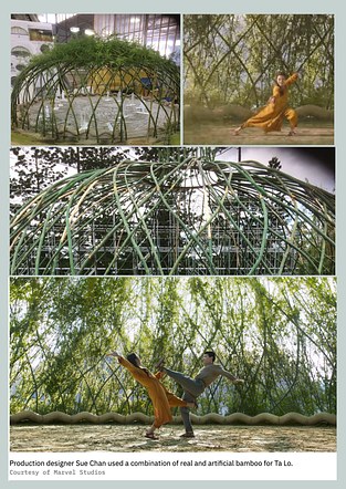 Shang Chi -Ta Lo Bamboo fighting dome. Production Designer: Sue chan