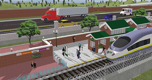 Springfield light rail substation