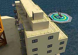 Oil-rig-helicopter-landing-pad